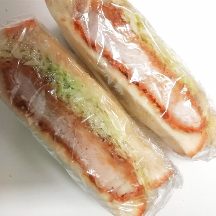 辛子マヨのカツサンド
